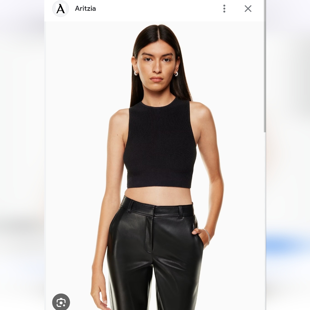 Aritzia Babaton Sculpt Knit Racerback Tank